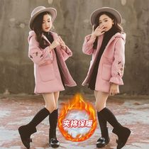 Childrens fur coats girls 2020 new autumn and winter Korean version of the little girl thickened princess son of a big coat