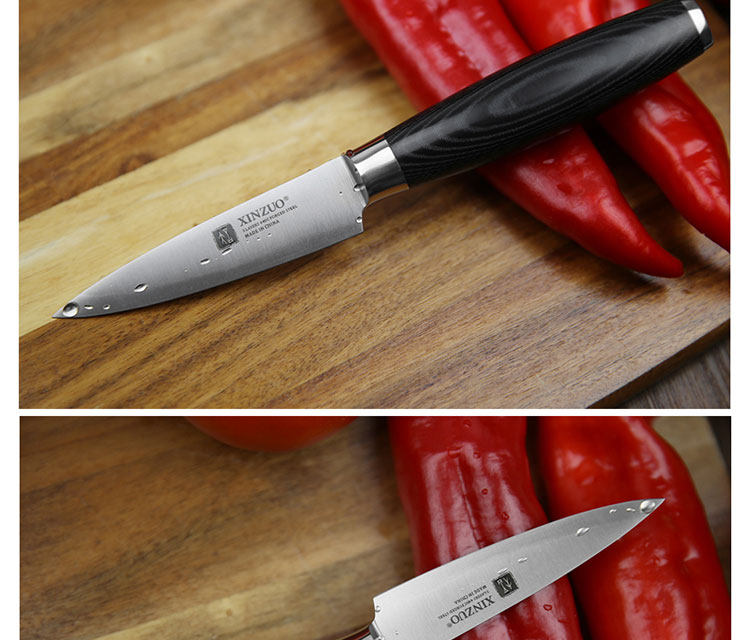 信作锐系列 进口440c复合不锈钼钒钢万用刀果皮刀 3.