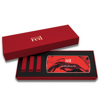 Ballet Red Nine Color Deer Bas-relief Eye Shadow Hatchbox Country Wind Sculptures Flowers Unicorn Lipstick Lip Gloss Luxurious And Luxurious