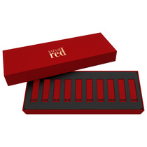 BAZAAR RED RED COLOR CHIC LIP Mouth Red Cover Box Matt Nourishing Persistent Lip Gloss Lip Balm 10