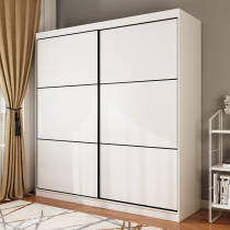 Sliding door wardrobe modern minimalist home bedroom economical wooden sliding door sliding door combination overall wardrobe