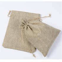 Linen bag Stationery jewelry bag bundle pocket Linen small bag coffee bean soap pack storage bag