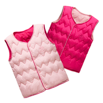 Childrens clothing Spring and autumn and winter infants and young children cotton waistcoat Men and women children warm waistcoat Childrens medium and large childrens vest