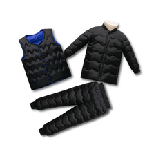 Childrens cotton coat suit Female baby quilted jacket three-piece set Boys thickened liner cotton clothes Girls autumn and winter jacket winter clothes