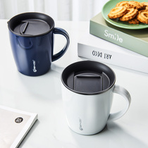 Mug thermos cup stainless steel cup simple office Cup with lid tea tank drinking cup couple coffee cup