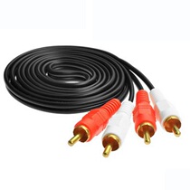 3m 20m Audio Cable Double Lotus Flower Head 2-2 RCA Connection DVD TV Amplifier Speaker Connection Cable