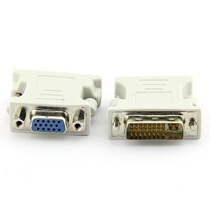 DVI to VGA Adapter Video Cable Graphics Card Interface DVI Male 24 5 Pairs of VGA Female Converter Head Accessories Batch