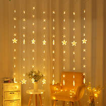 LED low voltage star light Small color light Flash light string light starry curtain hanging light Bedroom room net red decorative light