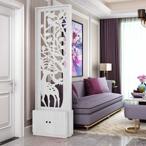 New Chinese screen partition living room bedroom multifunctional seat screen simple modern wooden porch bedroom decoration frame