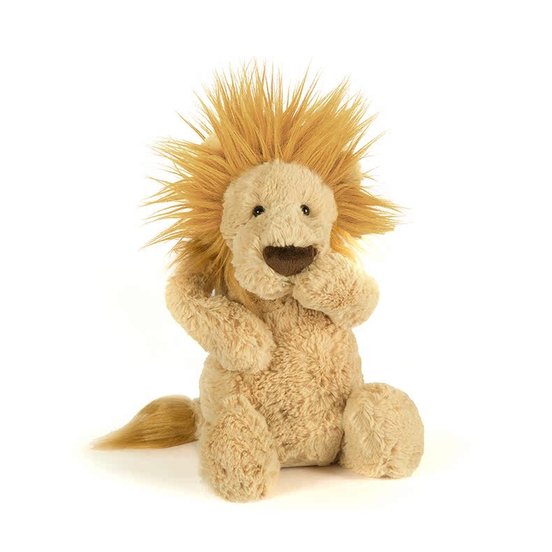 英国jellycat毛绒安抚玩具bashful狮子男女孩柔软可爱萌公仔包邮