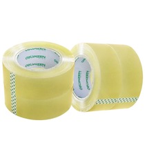 Effectively transparent tape courier packing with a large sealed high-transparent high-viscosity roll sealing tape with widening and thickening is not easy to break without tape packing with multiple specifications to fix tape