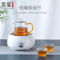 Yepisode tea set Intelligent touch electric pottery stove cooking teapot tea maker Boiling Water Glass Iron Pot Boiling Tea Stove Cooking Tea Stove