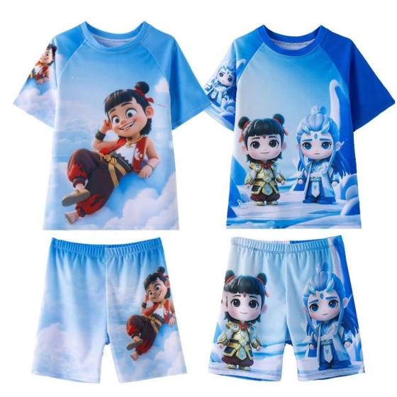 Children's swimsuits boys' summer professional sun protection split beach swimsuits quick-drying boys' short-sleeved two-piece set
Children's swimsuits boys' summer professional sun protection split beach swimsuits quick-drying boys' short-sleeved two-piece set