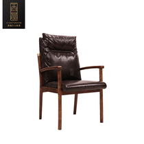 Nordic Light Lavish Dining Chair Leather Minima Stool Home Hotel Chair Living-room Bedroom Chair Mesh Red Casual Talks Chair