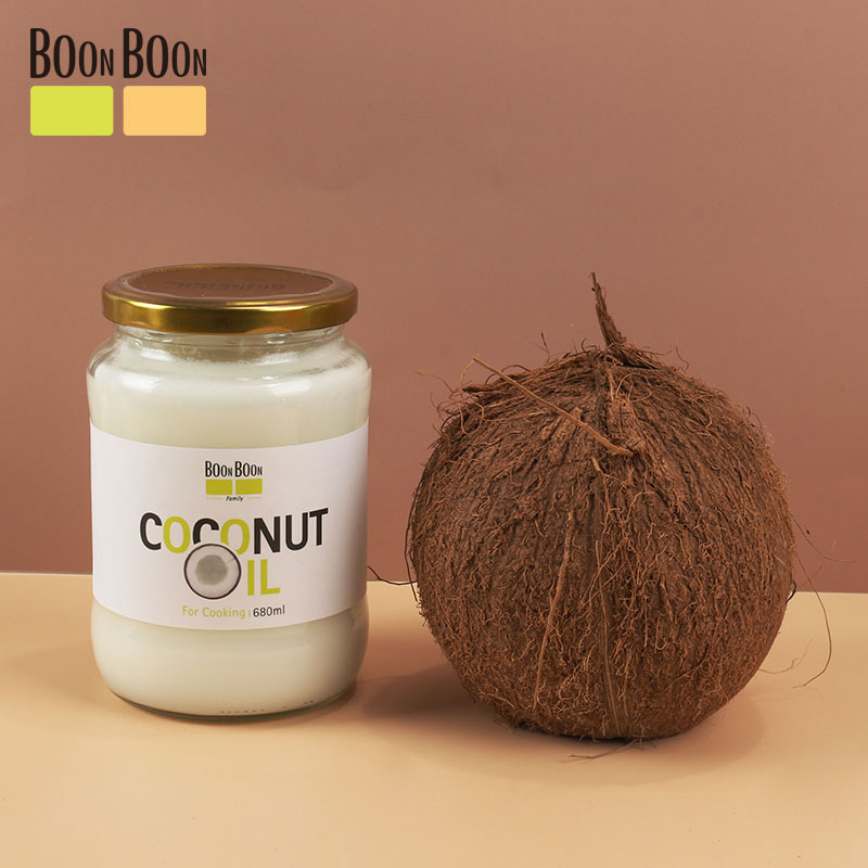 photo two, three, bonbon sri lanka original import refined coconut oil cooking 680ml baking