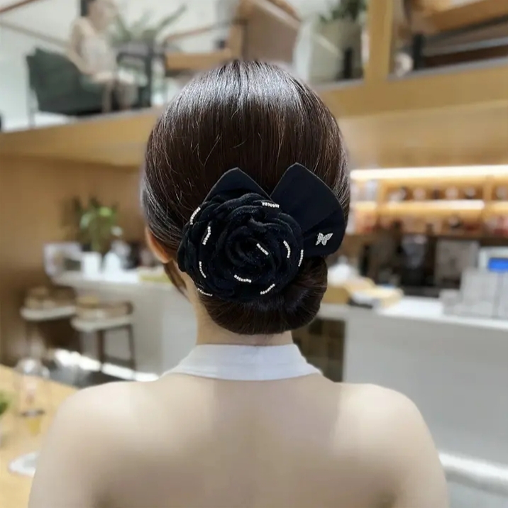 Fashion Flower Silk yarn Hair band 1 Piece3