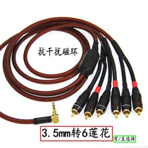 3 5mm one point six RCA Edifier S5 1MKII active speaker power amplifier audio cable 3 5 to 6 lotus