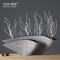 Simple modern minimalist light luxury high-end art decoration Nordic entrance TV cabinet living room home accessories