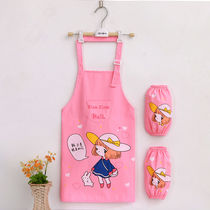 2-13 2-13-year-old baby hood child waterproof anti-wearing drawing clothes male girl breathable apron bib anti-dirty painting clothes