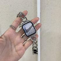 New ins little fragrant wind to apply iwatch7 Apple watch with metal applewatch6543 generation for female tide