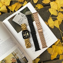 Advanced stainless steel metal applicable iwatch7 Apple Watch with applewatch6543 generation SE male and female