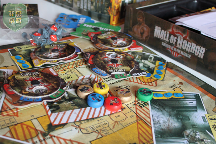 僵丧尸商场 mall of horror 僵尸商城围城 生存桌游 卡牌桌面游戏