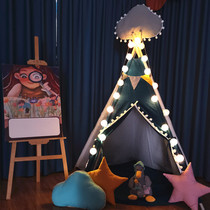 Little Bud childrens tent Indoor princess girl boy dollhouse Balcony small house baby game room