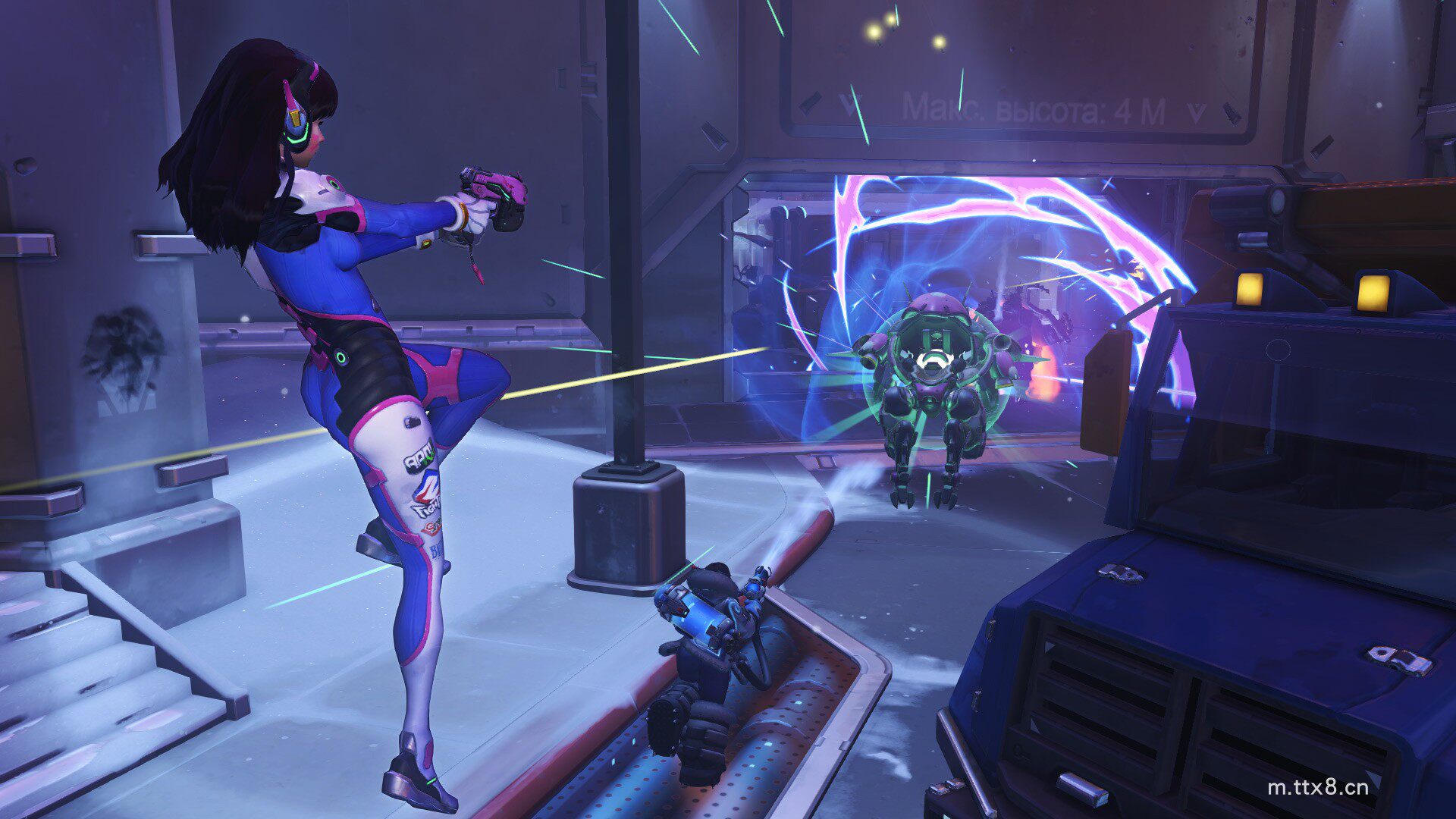 va桌面壁纸(1920x1080)女学生观众dva桌面壁纸(1920x1080)dva守望先锋