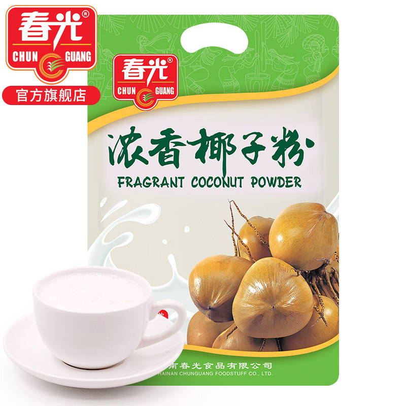 春光食品 海南特产 冲调 老椰子压榨 浓香椰子粉 360g袋装 新口味产品展示图1