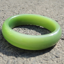 High-end enterprise boutique Hetian jade Russian material Laokeng ice bottom unstructured mine No 7 Laokeng Jasper formal bracelet F