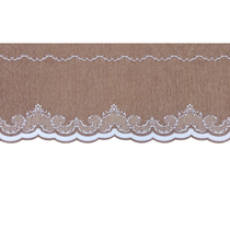 Customized finished curtain head chenille curtain sunshade living room bedroom bay window decorative veil head thickened non-perforated