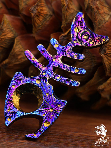 Starry Sky Limited Edition Titanium 합금 병 오프너 생선 뼈 다기능 키 체인 펜던트 목걸이 펜던트 윈더 EDC Starry Sky Limited Edition Titanium 합금 병 오프너 생선 뼈 다기능 키 체인 펜던트 목걸이 펜던트 윈더 EDC