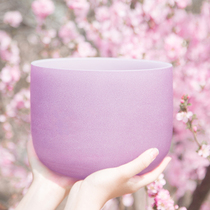 8 10 12 inch purple B tune Crystal Bowl Music Bowl Tibet bowl meditation yoga