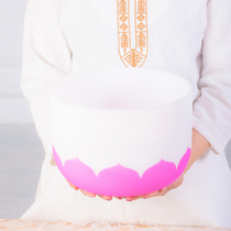 Pink Lotus Crystal Bowl Music Bowl Tibet Bowl Yoga Buddha Sound Bowl