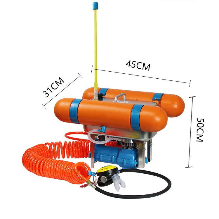 自制水下呼吸器图片