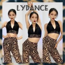 LY Latin dance dress tightness waist length pants practice BAO WEN Dance easy and breathable speed dry bunch foot pants practice