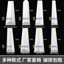 European style gypsum line French background wall decoration flat double frame decoration factory direct gypsum flat line