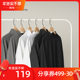 LIberty KostumE spring waffle solid color loose couple half-high collar long-sleeved T-shirt bottoming shirt male LIberty KostumE spring waffle solid color loose couple half-high collar long-sleeved T-shirt bottoming shirt male