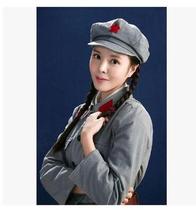 Adult Children Red Army Hat Grey Anise Army Cap Eight Road Army New Quad-army Cap Performance Army Cap Green