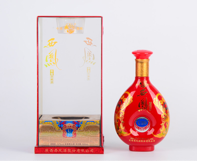 批发西凤年份封藏酒u20浓香型白酒