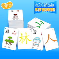 Kindergarten Baby Early Education Cognitive Literacy Enlightenment Card Preschool Children 3000 Character Pictographic Card