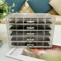 Japan thickened acrylic nail jewelry storage box Drawer nail glue jewelry classification induction box with grid
