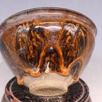 Song Jianyang Kiln Yao Chang Tianmu glaze oil drops Tea cup Tea bowl Antique antique antique old porcelain Old goods Old goods