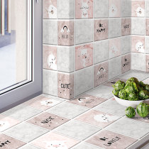 Cabinet hearth anti-high-temperature resistant kitchen anti-oil sticker waterproof and moisture-proof wall paper table top retouching wallpaper self-adhesive