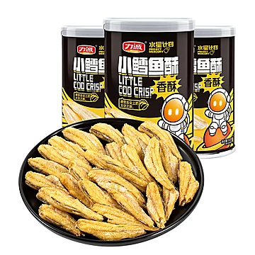 力诚鳕鱼酥非油炸香酥小鳕鱼100g[10元优惠券]-寻折猪