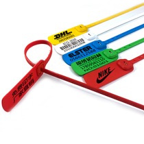 Disposable plastic seal logistics lead seal sign cable tie container padlock tag buckle Application Block 40CM