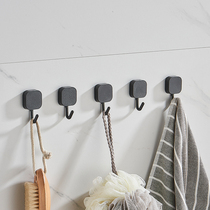 Root-seeking Hall Nordic nail-free viscose adhesive hook household non-marking hook door rear kitchen clothes hook non-perforated coat hook