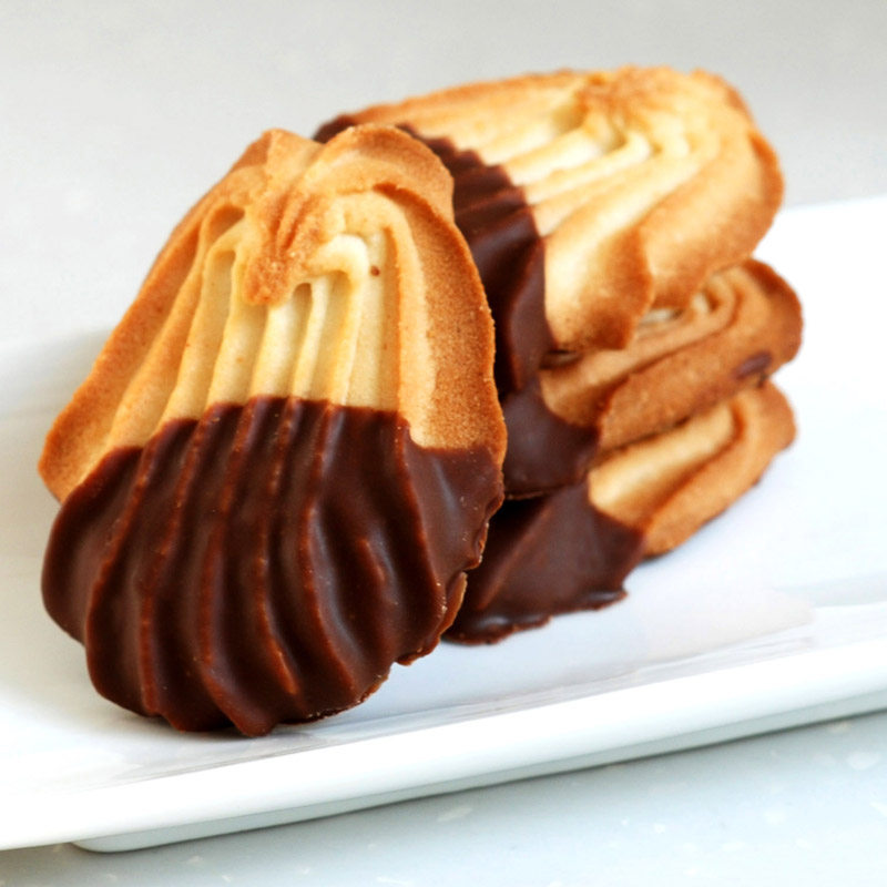 【金莎】燕麦曲奇饼干 牛奶巧克力燕麦曲奇 120g 办公室休闲零食