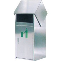 Park scenic area outdoor cabinet trash can Sanitation street house type hand-pulled cabinet-shaped peel box large trash can