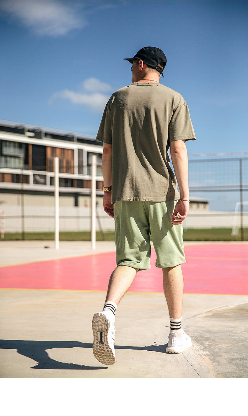 viishow2017夏装新款休闲短裤男卫裤运动短裤男士五分裤分裤舒适_7折